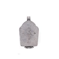 Pair of Tibetan prayer boxes, H5cm