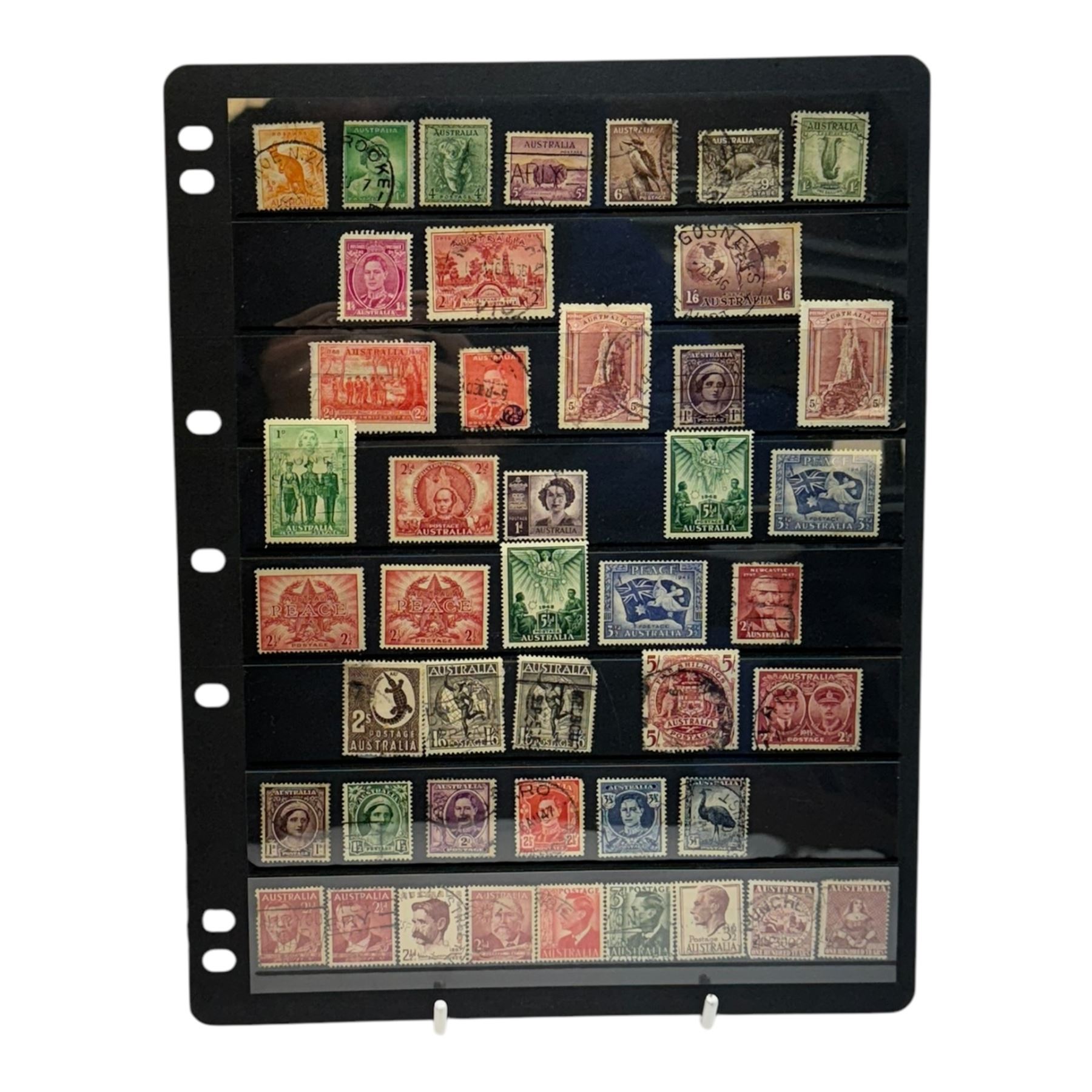 Mostly Commonwealth stamps with many from the reign of King George VI, including Aden, Ascension, Antigua, Australia, Bahamas, Bermuda, Barbados, Basutoland, British Guiana, British Honduras, British Solomon Islands, Burma, Newfoundland, Canada, Cayman Islands, Ceylon, Cyprus, Dominica, Fiji, Gambia, Gibraltar, Gold Coast, Grenada, Hong Kong, India, Jamaica, Malaya, Malta, New Zealand etc, housed on stock sheets