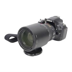 Nikon D5200 DSLR camera body, serial no. 4308825, with a Nikon VR AF-S Nikkor 70-300mm 1:4.5-5.6 G lens serial no. 3005769 and a Nikon AF-S Nikkor18070mm 1:3.5-4.5 G ED lens serial no. 2684452, contained within a Lowepro carry case