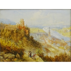  After Thomas Miles Richardson, Heidelberg, 19th century watercolour unsigned 31cm x 41cm  