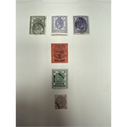 Hong Kong Queen Victoria and later stamps, including 1874-1902 postal fiscal stamps, various King Edward VII issues including one dollars, China overprints etc, housed on pages