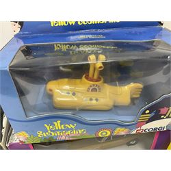 Corgi - sixteen TV/Film related die-cast models including Fawlty Towers, Bullitt, Beatles, Buster, Mr. Bean, Some Mothers,  Monkees, Ballykissangel, Heartbeat, The Avengers, Smokey & The Bandit etc; all boxed (16)