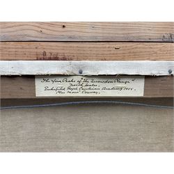 Owen Bowen (Staithes Group 1873-1967): 'The Five Peaks of the Snowdon Range', oil on canvas signed, original title label verso 40cm x 60cm 
Provenance: exh. Royal Cambrian Academy 1955 No.74; by direct descent through the artist's family, never previously been on the market