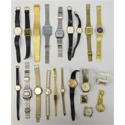  Collection of various Quartz wristwatches including Tunis, Citron, Rotary, Agon and other timepieces   