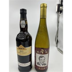 Dow’s Tawny port, one bottle, together six Pieroth Blue Burg Layer 2011 Schlosskapelle Kabinett Nahe and ten other 