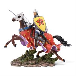Ballantynes of Walkerburn 16th Lancer Aiwal 1884, together a model of Crusader 