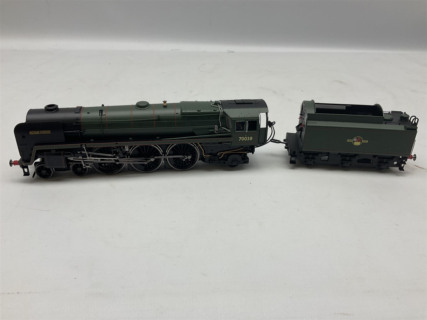 Hornby '00' gauge - Class 4P 2-6-4T locomotive 'LMS Fowler' no. 2308, Britannia Class 4-6-2 locomotive 'Robin Hood' no. 70038 and Britannia Class 4-6-2 locomotive 'Firth of Clyde' no. 70050, all DCC ready (3)