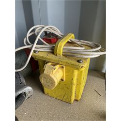 Large Record 36p vice with drills and transformer  - THIS LOT IS TO BE COLLECTED BY APPOINTMENT FROM DUGGLEBY STORAGE, GREAT HILL, EASTFIELD, SCARBOROUGH, YO11 3TX