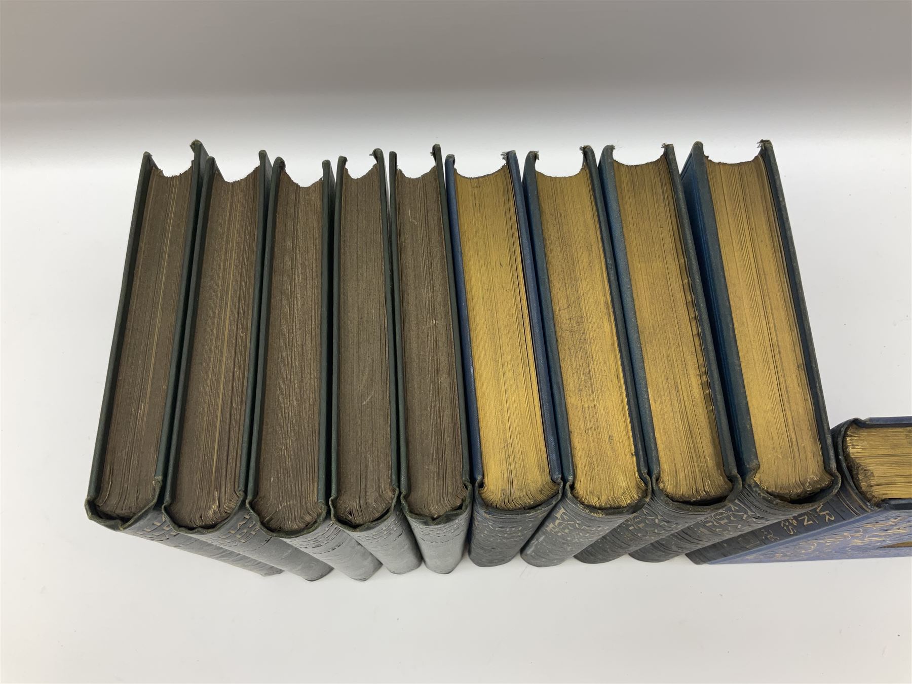 Hulme, F. Edward; 'Familiar Wild Flowers' with coloured plates, five volumes, together with Hulme, F. Edward; 'Familiar Garden Flowers' described by Shirley Hibberd with coloured plates, five volumes, each with coloured title labels 