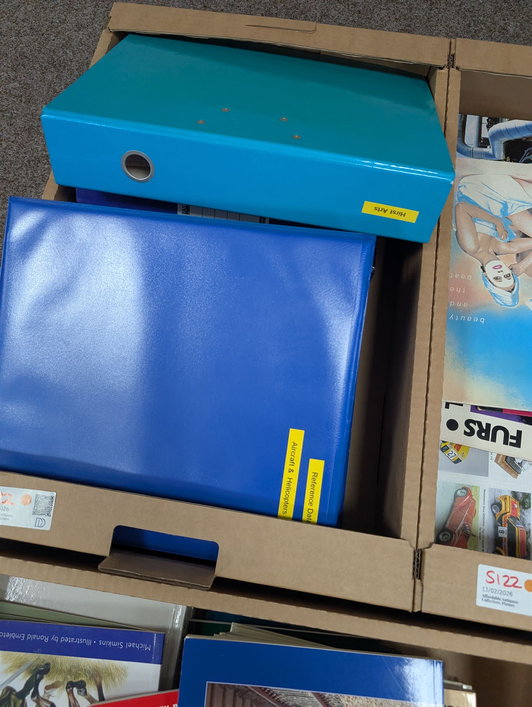 Large collection of books and reference material relating to scale modelling, together with Eaglemoss Star Trek magazines, Batman Automobila magazines, Lego manuals, in seven boxes