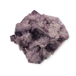 Purple Rain fluorite Lady Annabella Mine, Purple Rain Pocket (Fairy Hole Vein), transparent, purple sharply formed cubic crystals. 1.76kg 