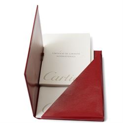 Cartier - silver-tone and gold-tone pocket lighter, with brushed vertical finish, hinged cover and gold-tone band signed Cartier, base signed Cartier and numbered, with original fitted presentation box, outer box and international guarantee booklet