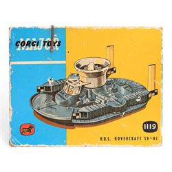 Corgi Major Toys diecast H.D.L Hovercraft SR NI no. 1119, together with Matchbox Superfast 75 Rescue Hovercraft and Matchbox Superfast Hovercraft no. 72, all boxed