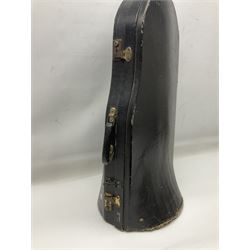 Boosey & Co Class A silver plated four-valve euphonium, serial no.117918 L62cm; in carrying case