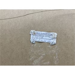 Nancy Ballantine Dykes (British 1919-?): 'Sunrise on Etna - Taormina Sicily', watercolour signed titled and dated 1958, 34cm x 48cm