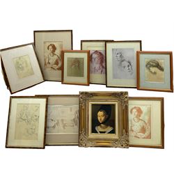 Large collection portrait prints (10)