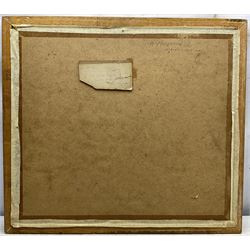 Arthur A Friedenson (Staithes Group 1872-1955): 'On the Road to Exeter', gouache signed and dated '98, original title label verso 30cm x 37cm