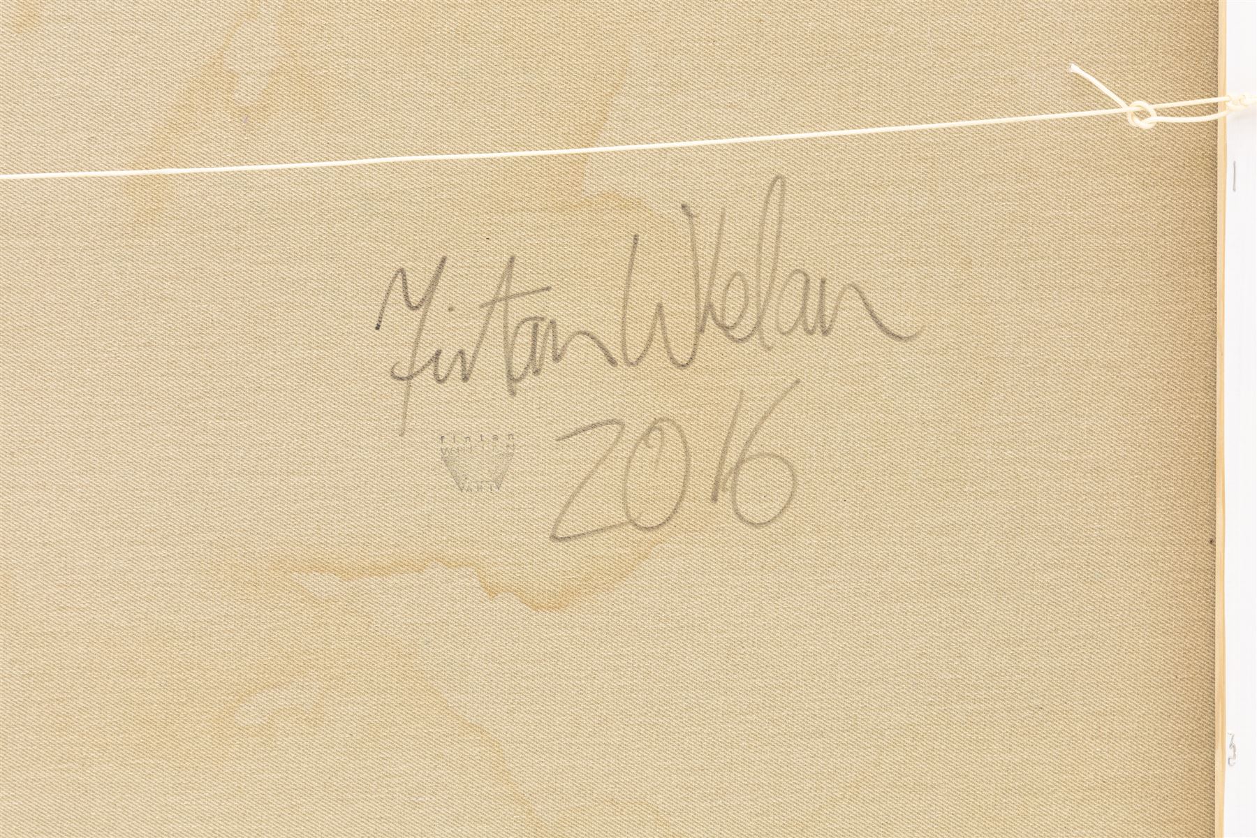 Fintan Whelan (Irish 1967-): 'Ocean Sky', mixed media on canvas unsigned, with certificate of authenticity, 90cm x 150cm 