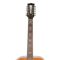 1960s/70s Eko Ranger twelve-string acoustic guitar, L108cm