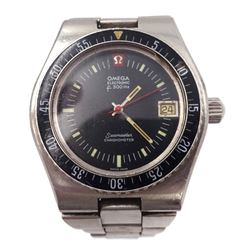 Omega Seamaster Chronograph Electronic f300HZ stainless steel wristwatch, on original stainless steel strap
