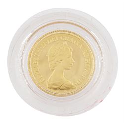 Queen Elizabeth II 1980 gold proof half 