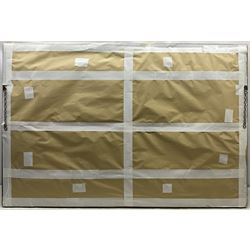 Stephen Frank Wasley (British 1848-1934): Heavy Swell off Scarborough Lighthouse, oil on canvas signed 60cm x 105cm