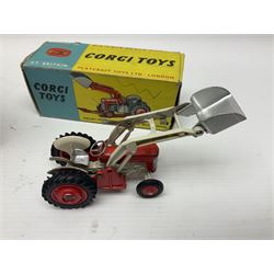 Corgi - Massey-Ferguson 780 Combine Harvester no.1111 and Corgi Massey-Ferguson 65 Tractor with Shovel no.53; both in original boxes 