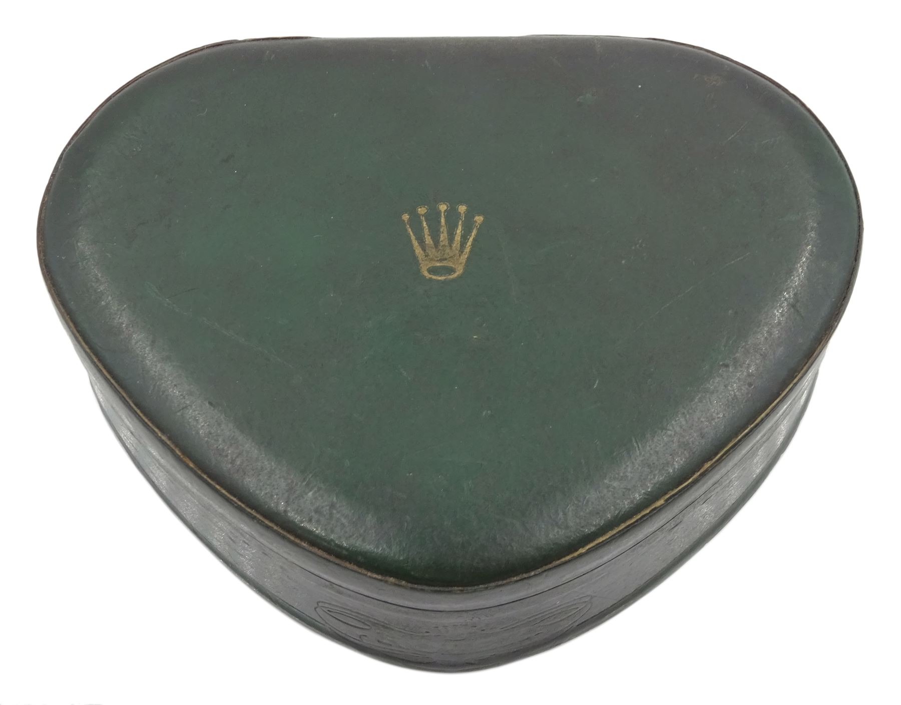 Rolex Precision 9ct gold ladies manual wind wristwatch, case No. 359099 and hallmarked Chester 1960, on three row hexagonal brick link bracelet, in original Rolex box 