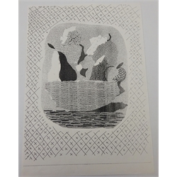  After David Hockney (British 1934-): Six photocopied fax-art pictures produced March 28th 1996 timed between 11:20 and 11:45 each 42cm x 29cm (unframed) Provenance: from the artist's family home in Hutton Terrace, Eccleshill, Bradford sold at auction DDM Sept.12th/13th 2000 Lot 561 (photocopy of catalogue and newspaper cuttings included)   