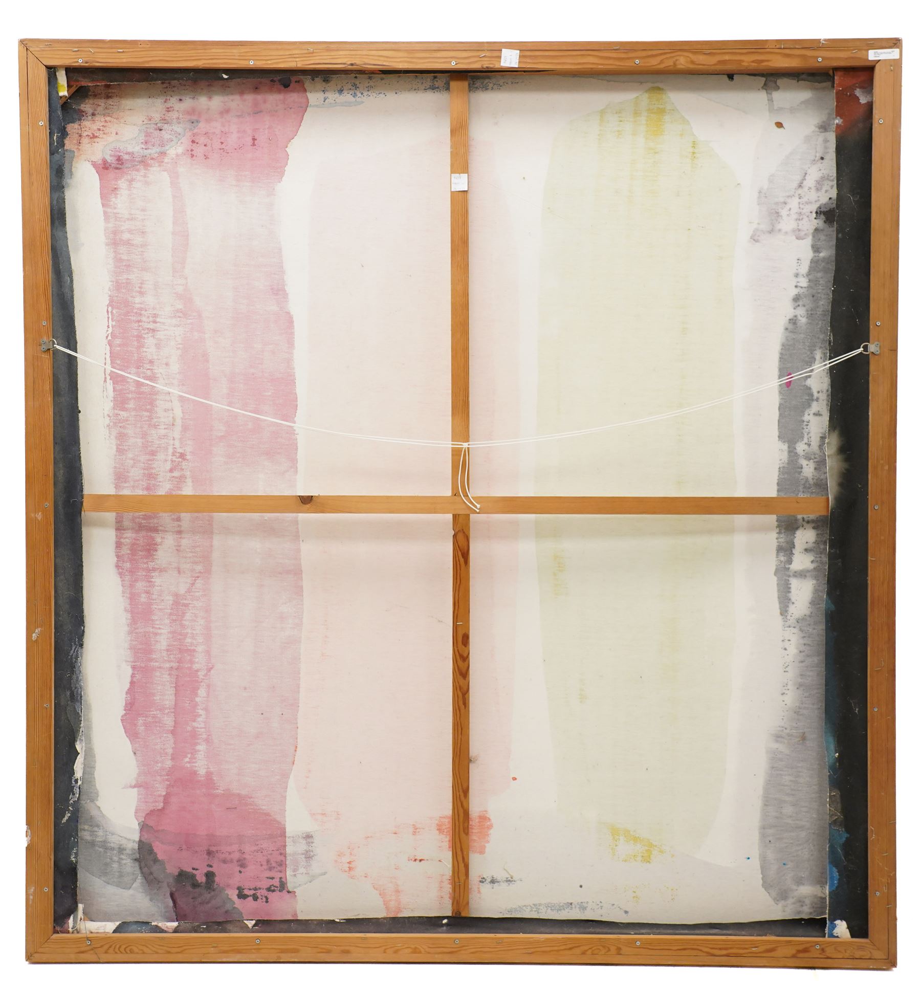 Gillian Ross Kelsey (British 1935-2025): 'XXL Three Kings', acrylic on canvas unsigned 165cm x 156cm