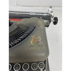 Royal typewriter and one other 