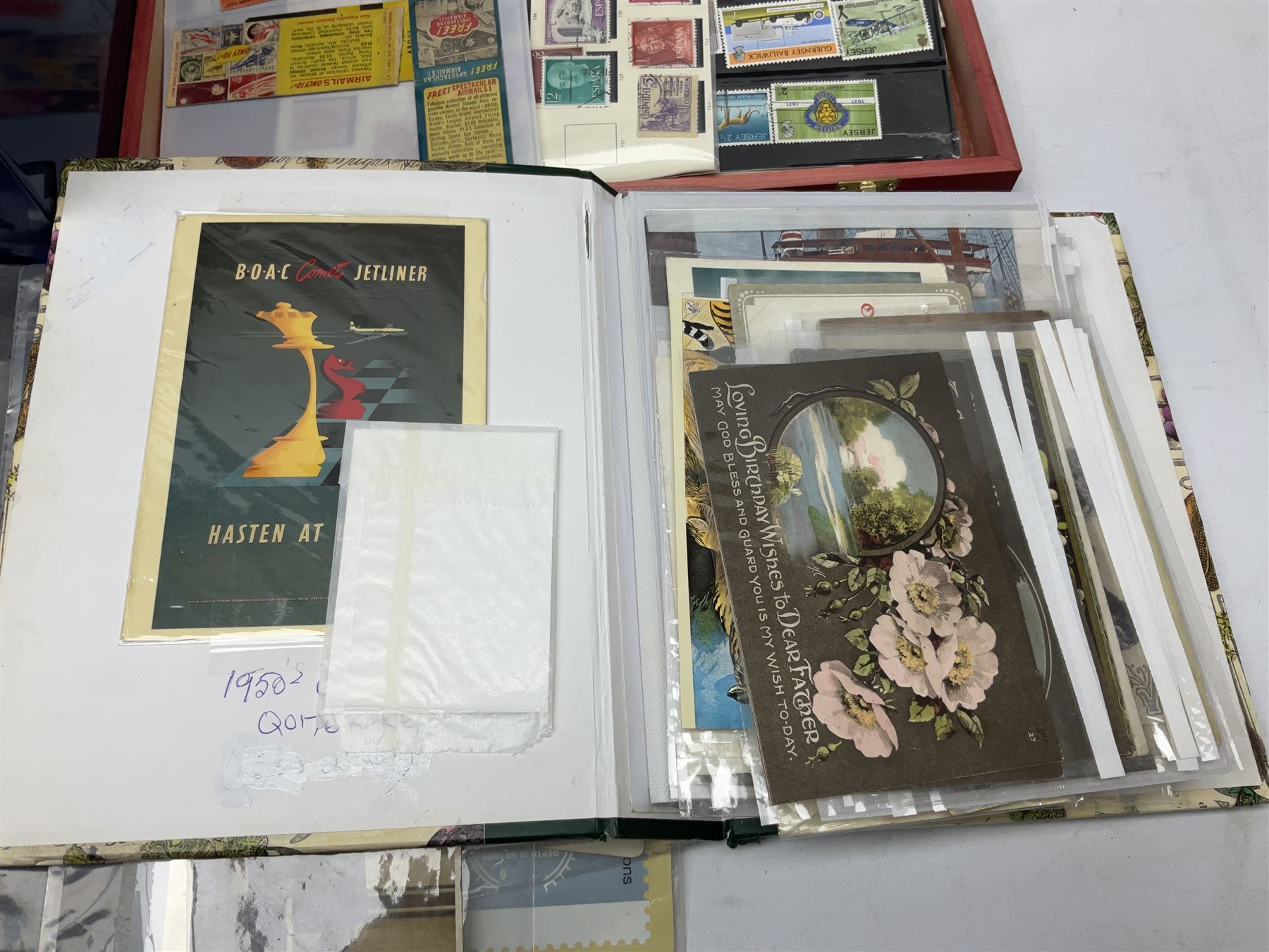 TFR SPOKE 05/09/23 AGREED RTV BEVERLEY - Collection of ephemera to include five copies of Palestine post newspapers from 1938, approximately fifty world bank notes, sheet music, postcards from 1910-1959 etc