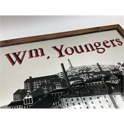 WM Young advertising mirror 