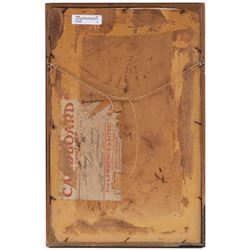 Frank Henry Mason (Staithes Group 1875-1965): 'Scarboro', drypoint etching signed and titled in pencil 22cm x 12.5cm 