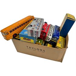 Matchbox Major Pack Car Transporter, Dinky Toys Conveyancer Fork Lift Truck, four Vanguard...