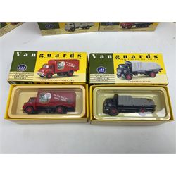 Nineteen Lledo Vanguards 1:64 scale 1950's-1960's Classic Commercial Vehicles die-cast models, all boxed (19)