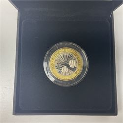 The Royal Mint United Kingdom 2010 ''Florence Nightingale' silver proof piedfort two pound coin, cased with certificate