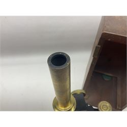 Four microscopes, comprising Nomo Biolam, RCS Zoo Lab 240, R Beck no 13756 and one other