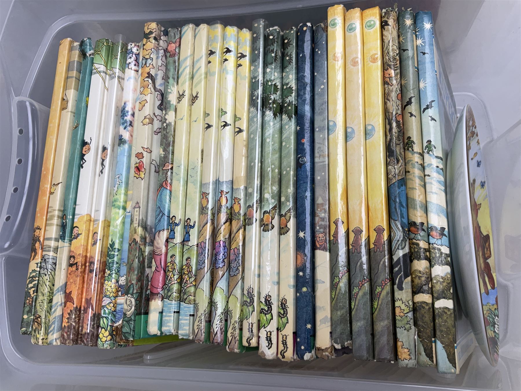 Sixty-eight Rupert Bear Annuals; almost complete run 1954 - 2016, lacking 1960/73/74; some duplicates/triplicates; together with a Wedgwood Rupert Bear Collector's plate (69)