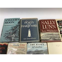 Leo Walmsley: a collection of Novels mostly 1st ed. including Phantom Lobster, signed by the author, Love in the Sun, The Happy Ending, Angler's Moon, Sally Lunn, The Silver Blimp, Love in the Sun, Paradise Creek, Fishermen at War, Golden Waterwheel, Sound of the Sea, etc (16)