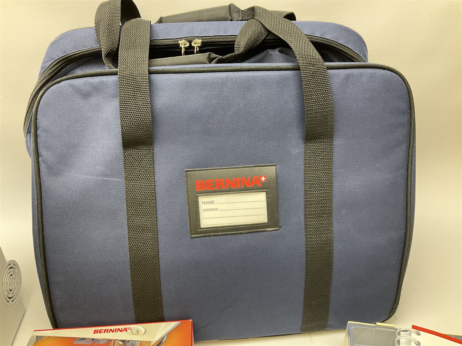 Bernina 'Artista' 630 computerised sewing machine with stitch regulator, carrying case, instruction booklet and accessories, in original box