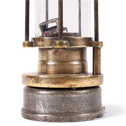 Patterson Type HCP mining lamp, stamped 841 to base, H28cm