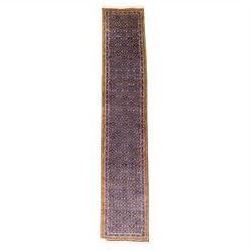 North West Persian Bidjar hand-knotted runner, decorated with an all-over herati pattern o...