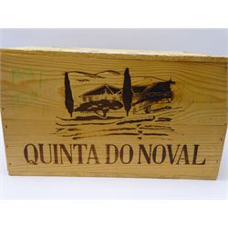 Quinta Do Noval 1991 vintage port, 75cl, twelve bottles, in original wooden crate