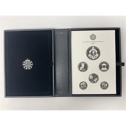 The Royal Mint United Kingdom 2014 proof coin set collector edition, cased with certificate