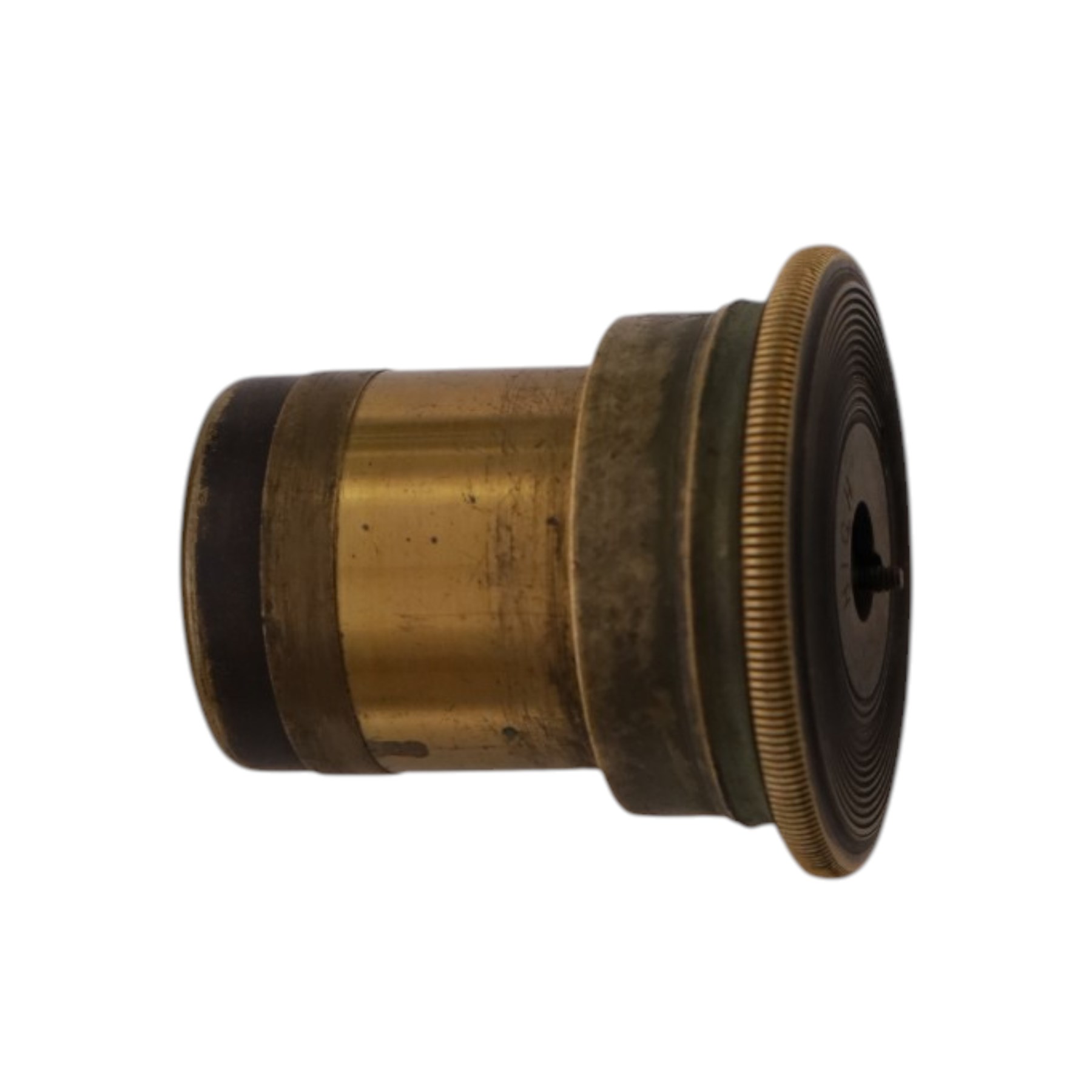 Military three drawer telescope with Ross lens, both in leather cases