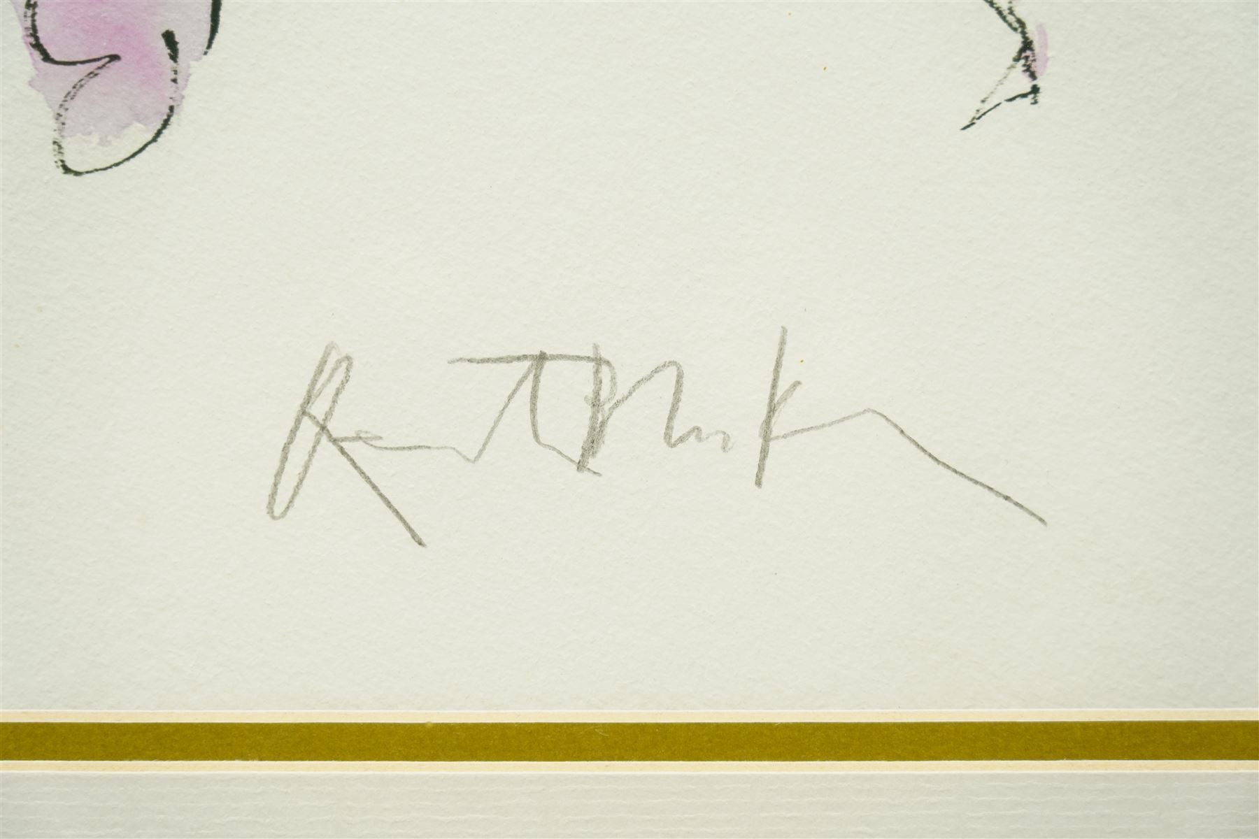 Sir Quentin Blake (British 1932-): 'Life Under Water' (Purple), limited edition colour screenprint signed and numbered 66/250 in pencil 39cm x 55cm