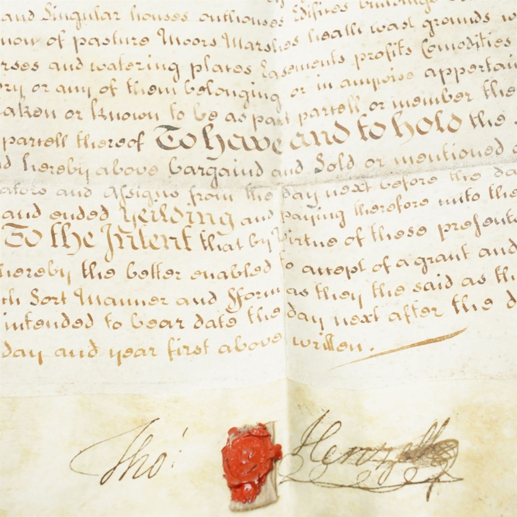 James I indenture on vellum between Sir George Selby and William Wilson 1609, two other 1609 indentures, George I lease for a year 1718, two others 1730 and four other indentures.
NB Sir George Selby was Member of Parliament for Newcastle 1601-1611