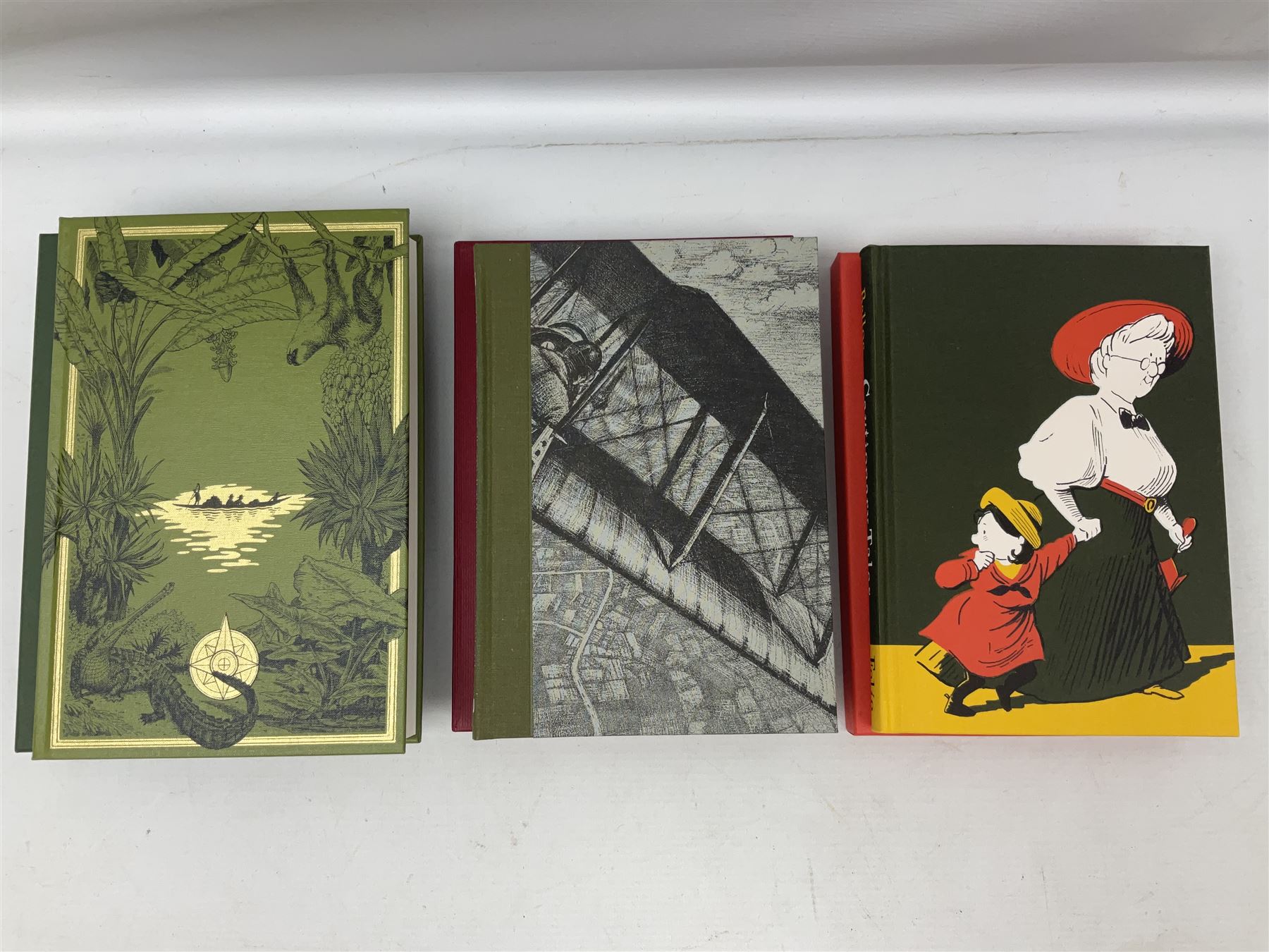 Folio Society; twenty two volumes, to include Cautionary Tales, In Trouble again, Uncle Silas, The Secret History, Sagittarius Rising etc 