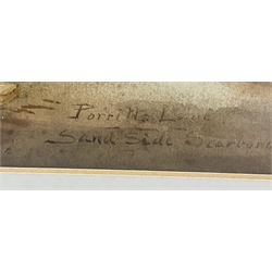 Robert Clarkson (British 1857-1924): 'Porritt's Lane Sandside Scarborough', watercolour signed and titled 36cm x 28cm